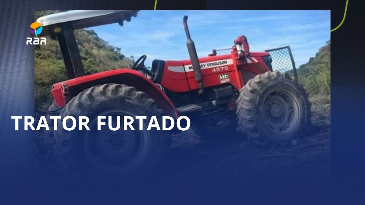Trator furtado em Agronômica