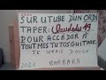 JE SERAIS DOUCE DE BARBARA  /  ACCORDS GUITARE