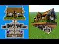 Minecraft How To Build A Modern Secret Base Tutorial Hidden House
