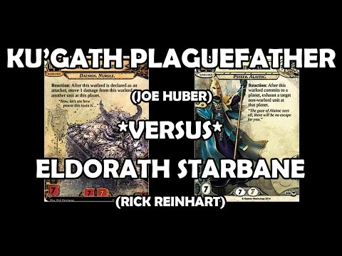 Ku'gath Plaguefather versus Eldorath Starbane - Warhammer 40,000: Conquest
