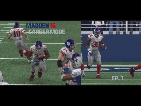 Madden 16 Career Mode Ep 1 - HB K Harper