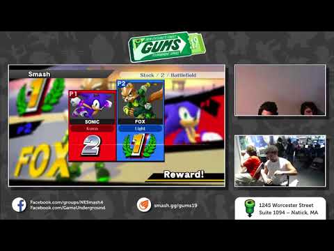 GUMS 19 Singles (Winner's Semis) - Light (Fox) vs Kuma (Sonic)