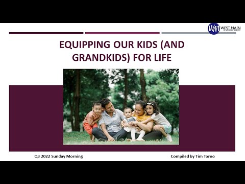 Equipping Our Kids for Life - Lesson 6