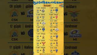 IPL Schedule 💥 Chennai matches 💥 CSK😍 #ipl #csk #shorts #cricket #dhoni #short #chennai #csgo