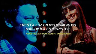 glee (lea michele) — how deep is your love || traducido al español y lyrics.
