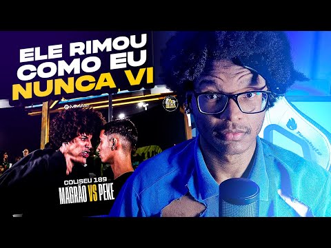 (CLIMA QUENTE!🔥😯) MAGRÃO X PEKE | React [BATALHA DO COLISEU - EDIÇÃO 188 - PRIMEIRA FASE]