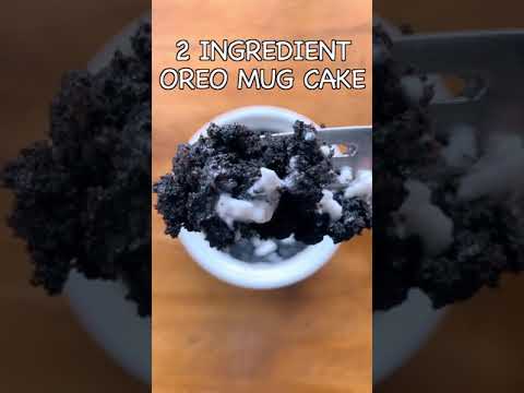 OREO MUG CAKE WITH 2 INGREDIENTS