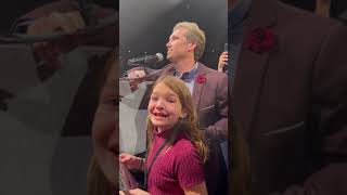 When Michael Bublé hands you the mic.. you sing to your Daughter!  &quot;Daddy&#39;s Little Girl&quot;