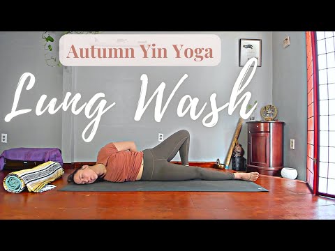 LUNG WASH 🫁🧼 45 minute Yin Yoga Lung Detoxification Sequence