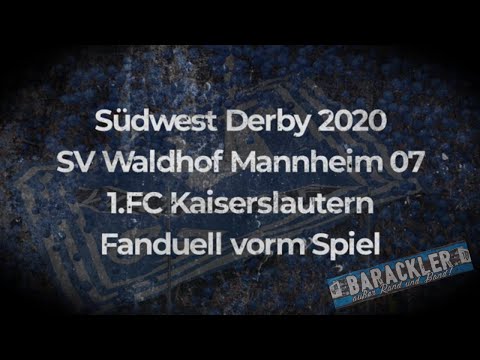 Südwest Derby 2020 SV Waldhof Mannheim - 1.FC Kaiserslautern Fanduell
