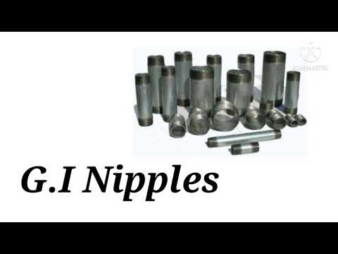 G.I Plumbing FITTINGS & Names | Galvanized Iron pipe and fittings