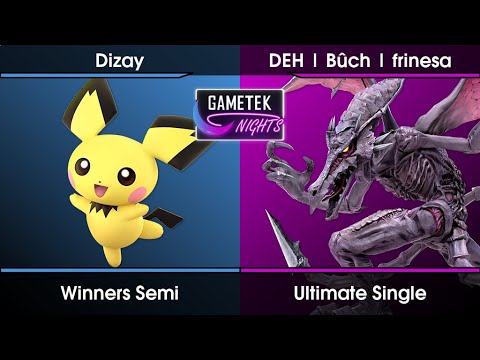 Gametek Night 2023.17 Winners Semi - Dizay (Pichu) Vs. frinesa (Ridley) SSBU Ultimate Tournament
