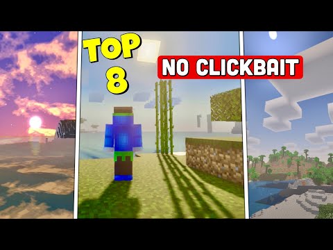 LAZZA MCPE - (Top 8) Best *NEW* Minecraft Bedrock 1.20.15+ Ultra Realistic Shaders (Android, Windows 10, iOS)