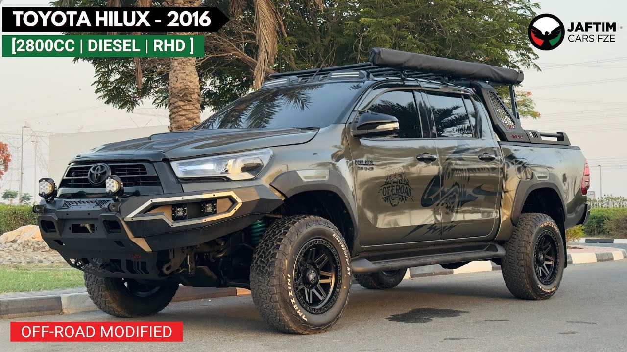 Toyota Hilux OFF-ROAD MODIFIED | CAMPING AWNING TENT | 2800CC DIESEL | AUOMATIC video