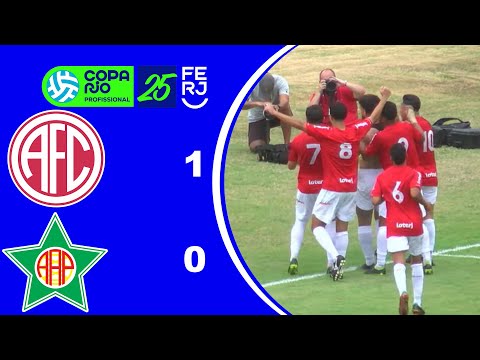 COPA RIO DE PROFISSIONAIS 2025 - FINAL - JOGO DE IDA- AMRERICA 1X0 PORTGUESA
