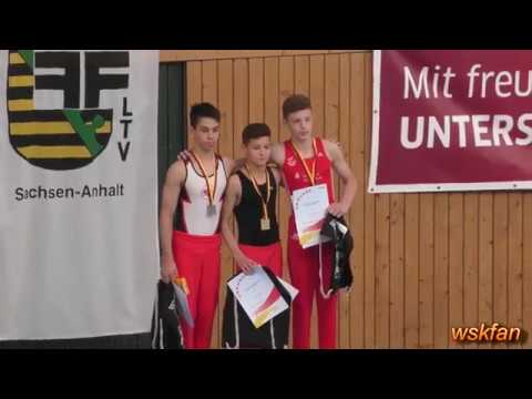 Deutsche Jugendmeisterschaften der AK 13/14 im Kunstturnen  am 7. Juli 2018.