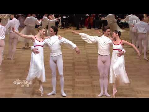Opernball 2018: Wiener Staatsballett tanzt zu "Mein Lebenslauf ist Lieb und Lust" von Josef Strauss