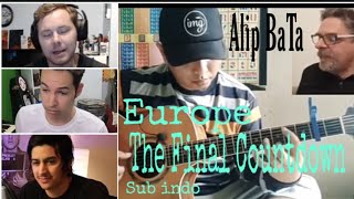 Download lagu Alip BaTa ' The Final Countdown -  Europe ' Fingerstyle Reaction Subtitle Indo mp3