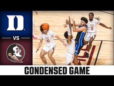 Duke vs. Florida State Condensed Game | 2025-26 ACC Men's Basketball