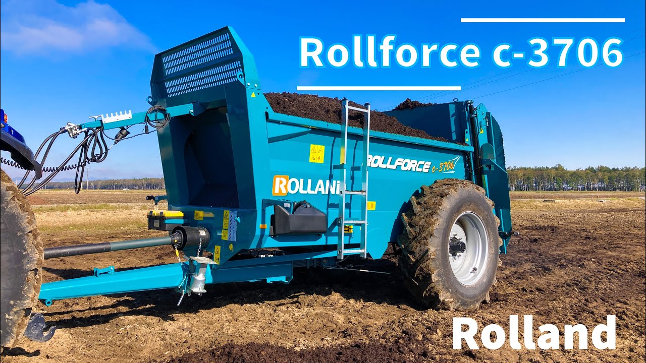 動画のサムネイル画像：【日本初上陸‼︎】Rolland マニュアスプレッダー Rollforce c-3706