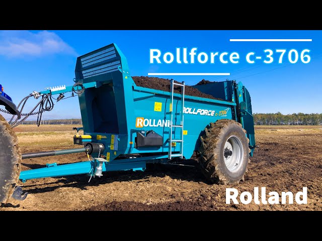 動画のサムネイル画像：【日本初上陸‼︎】Rolland マニュアスプレッダー Rollforce c-3706