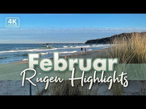Februar 2022 auf Rügen - die Highlights (4K Walk / ASMR)