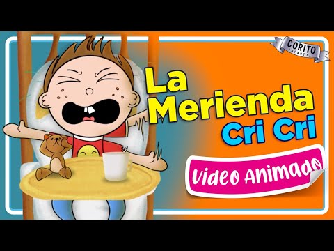 Cri-Cri | La Merienda 🥛🕗👦🏻👧🏻 | Flavio |  (Video animado🎥)
