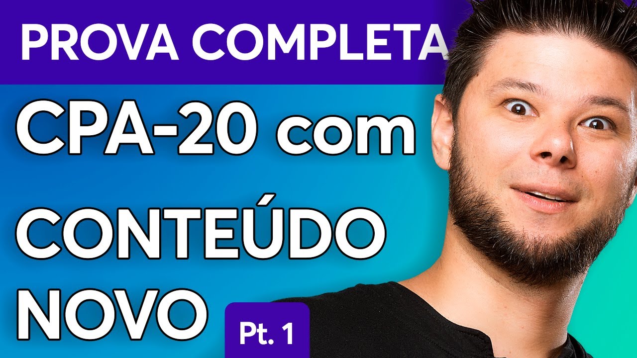 PROVA COMPLETA CPA-20 [pt.1] 🥇 Questões Inéditas ANBIMA 2024 [respostas comentadas] 🔥 Recomendado ✅
