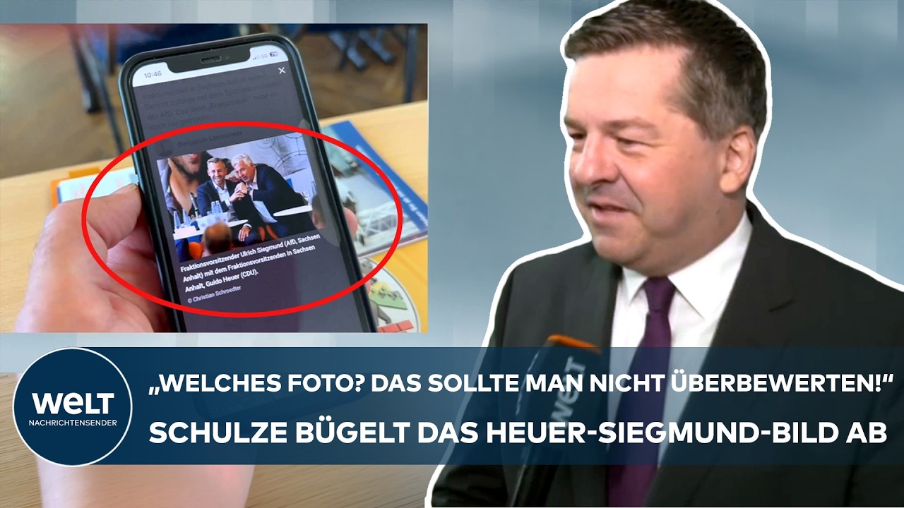 SACHSEN-ANHALT: Zoff wegen Foto von Guido Heuer (CDU) und AfD-Spitzenkandidat Ulrich Siegmund