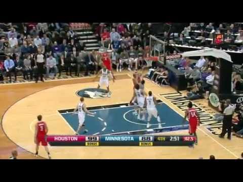 NBA Minnesota Timberwolves Vs Houston Rockets Highlights Jan 23, 2012 Game Recap