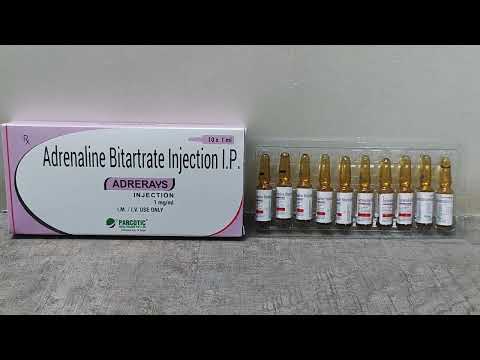 Adrenaline Bitartrate Injection Ip, 10*1