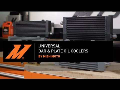 Universal Cross Flow Bar & Plate Oil Cooler Features & Benefits by Mishimoto
