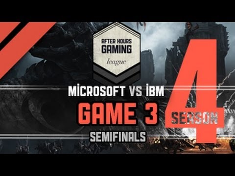 AHGL SC2 Playoff Semifinals - Microsoft vs IBM G3