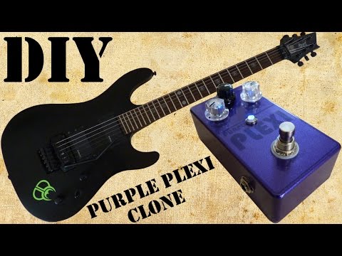 Purple Plexi Demo - DIY Pedal by pedalparts.co.uk