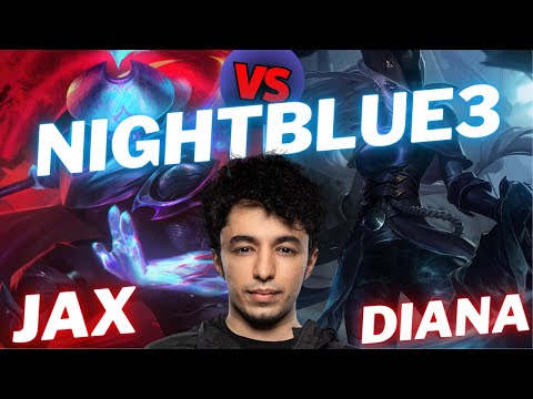 NIGHTBLUE3 | JAX VS DIANA | JNG GAMEPLAY | Patch 14.22 / Season 14 | #LeagueofLegends