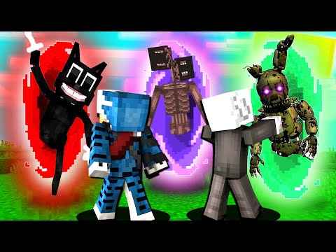 NON SCEGLIERE LA PORTA SBAGLIATA DEI MOSTRI - MINECRAFT ITA