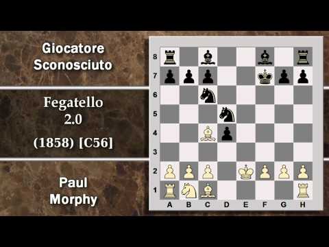 Partite Commentate di Scacchi 83 - Morphy vs NN - Fegatello 2.0 - 1858 [C56]