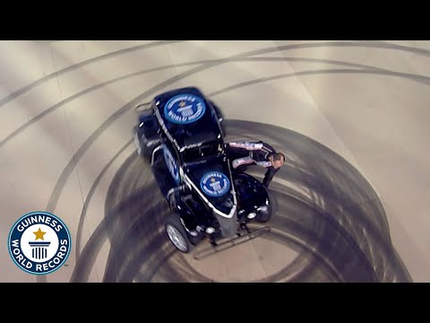 Fastest wheel change on a SPINNING car!  - Guinness World Records
