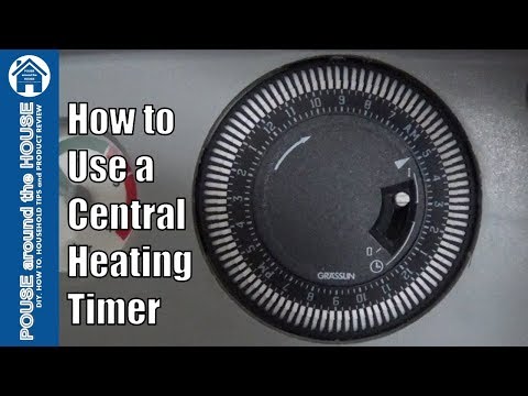 How to set a Central Combi Boiler Heating Timer