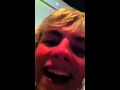 Ross Lynch saying Hi to my Phone! 