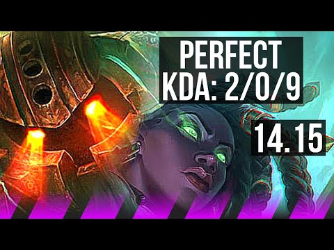 NAUTILUS & Caitlyn vs SENNA & Jhin (SUP) | 2/0/9, 500+ games | BR Grandmaster | 14.15