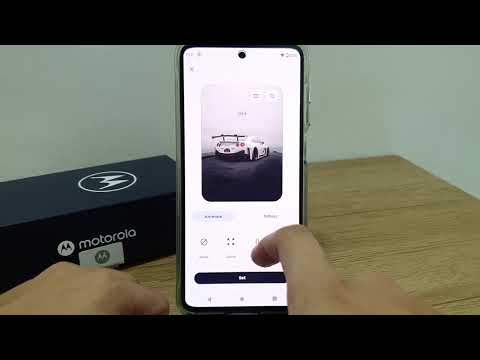 How to change the Moto G50 lock screen wallpaper