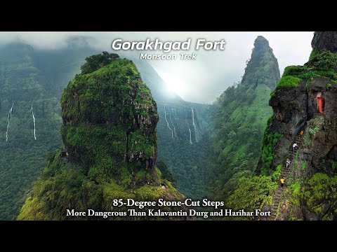 Most Dangerous Fort of Maharashtra : Gorakhgad Fort | Thrilling Climb of Gorakhgad | गोरखगड