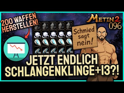 Metin2 DE 🦁 Tigerghost [ #096 ] 🦁 Craft 200 Snake Weapons & Snake Blade +13?!