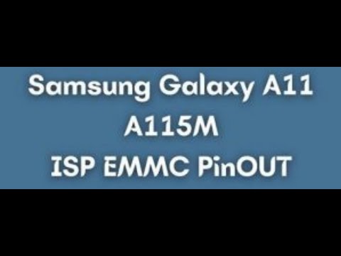 Samsung Galaxy A11 A115M ISP Pinout Jumper Ways Format FRP