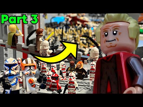 HUGE LEGO Star Wars Clone Wars MOC Battle Part 3