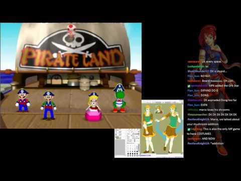 Mario Party 2 Plays as MK404 Draws | Pirate Land