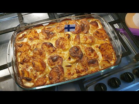How to make Finnish Garlic potatoes - Valkosipuliperunat recipe