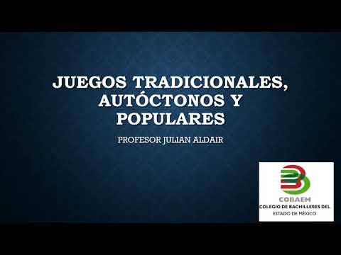 que son juegos tradicionales y autóctonos