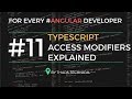 Typescript Tutorial For Beginners In Hindi 11 Access Modifiers In TypeScript In Hindi